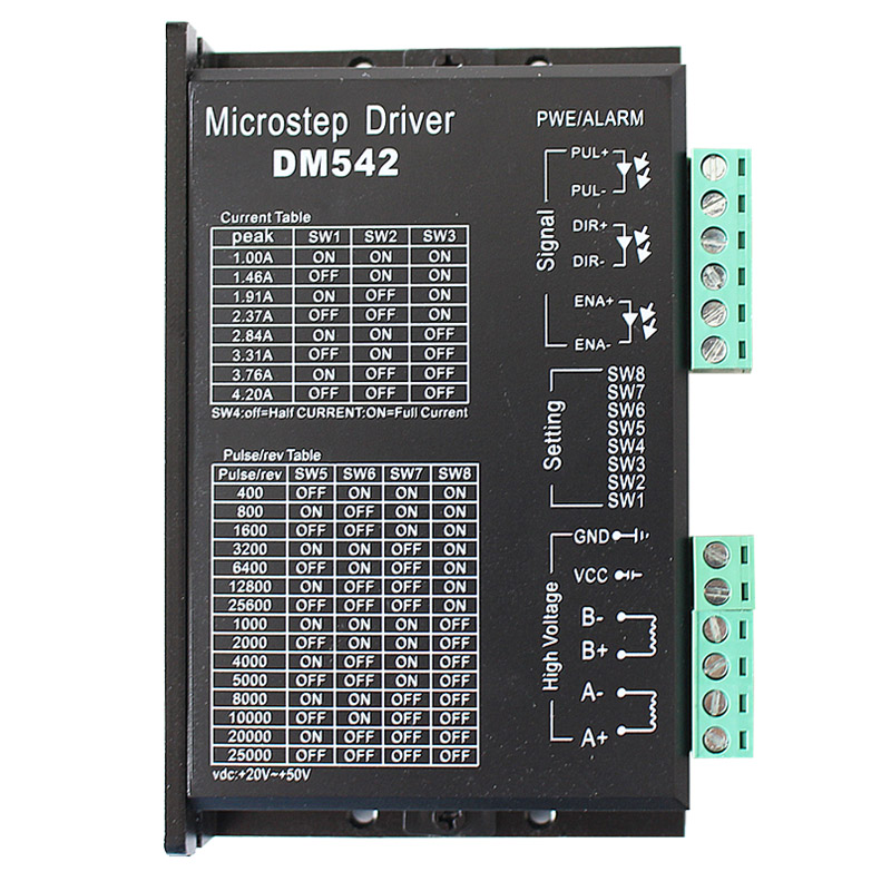 DSP數字式57 86步進電機驅動器 128細分替代M542
