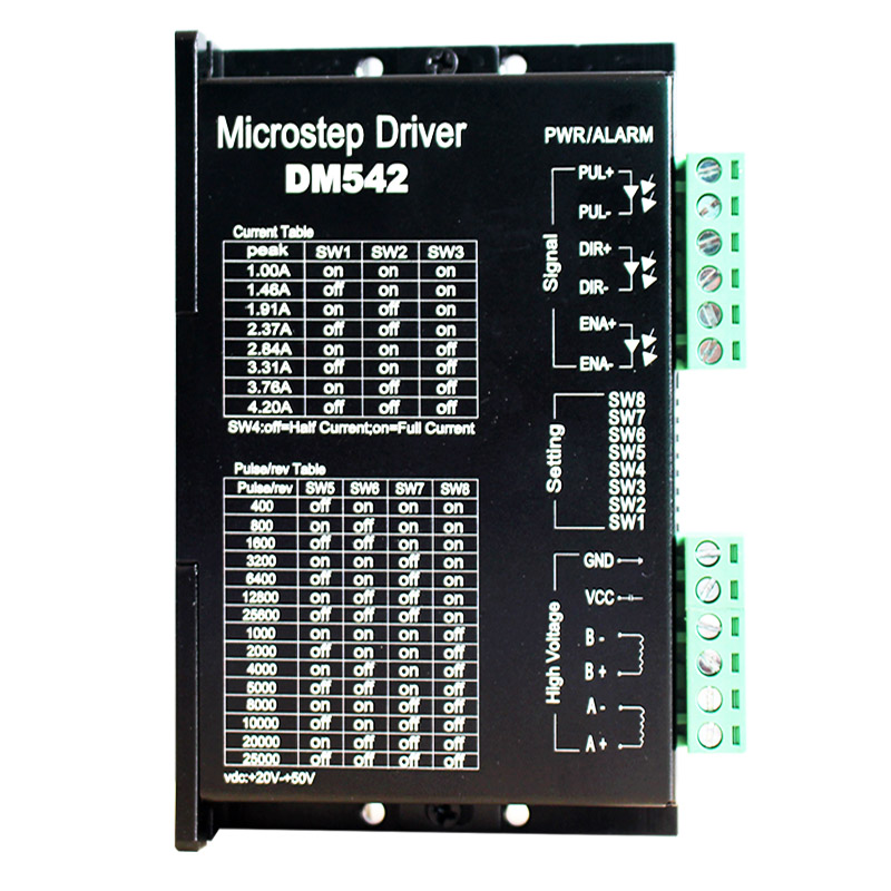 DSP數字式57 86步進電機驅動器128細分替代M542/2M542現貨   DM542 鋁